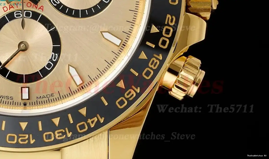 RU Heavy Daytona SH4131 Dial APS 126518 Clone(Tungsten Super 40mm Gold Version) YG 0331